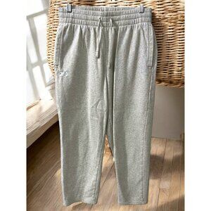 Under Armour Cream Sweatpants Cropped Pocket Joggers Size M